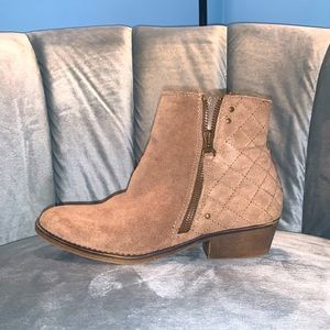 Suede booties
